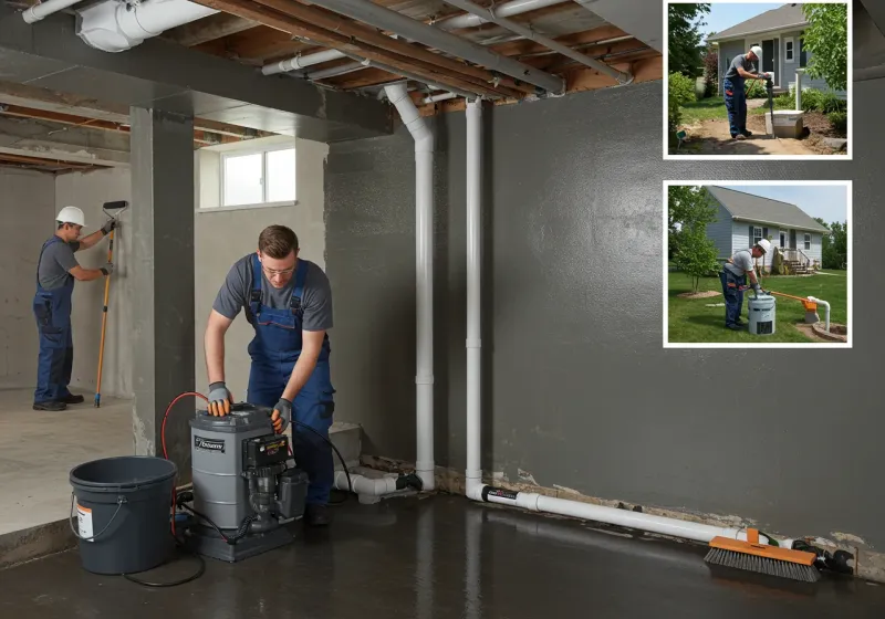 Basement Waterproofing and Flood Prevention process in Fairfield Heights, IN